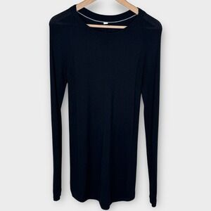 Lululemon Hello Aloe Silk-Blend Tunic Sweater Ribbed Fitted Size XS No Tags
